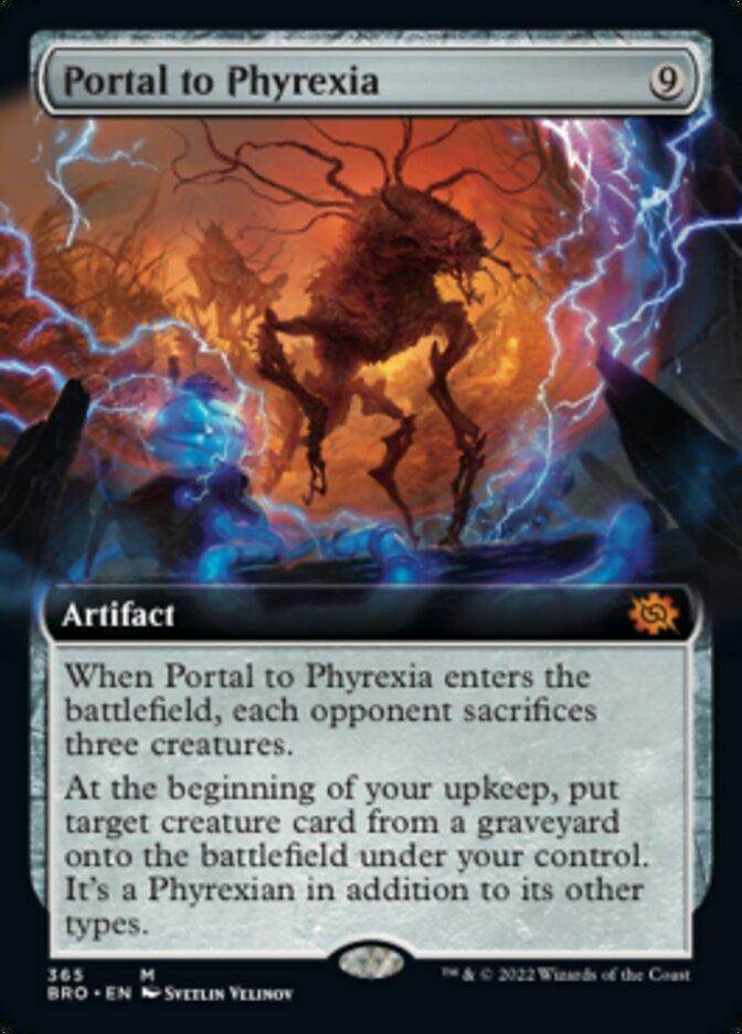 Portal to Phyrexia (Extended Art) [The Brothers' War] - Trinity Hobby