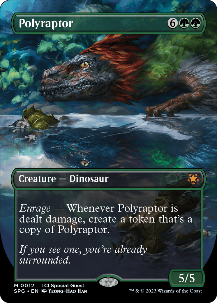 Polyraptor (Borderless) [The Lost Caverns of Ixalan Special Guests] - Trinity Hobby