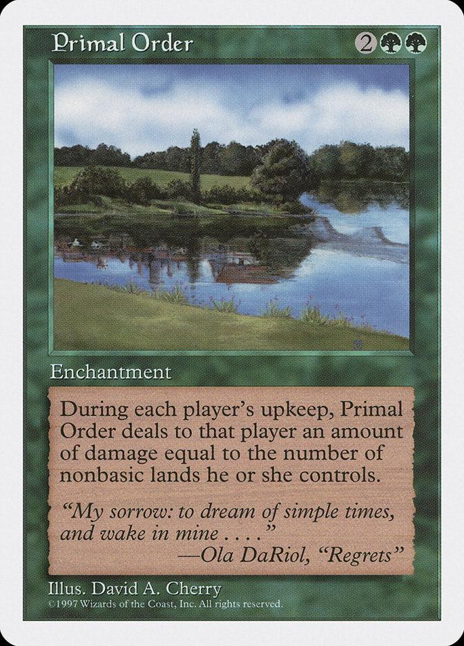 Primal Order [Fifth Edition] - Trinity Hobby