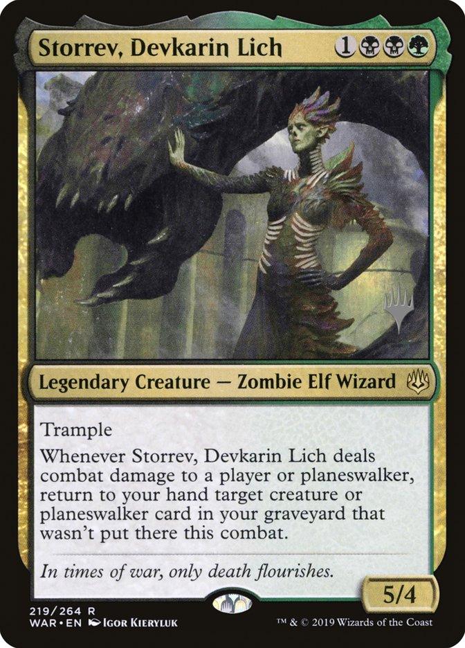 Storrev, Devkarin Lich (Promo Pack) [War of the Spark Promos] - Trinity Hobby