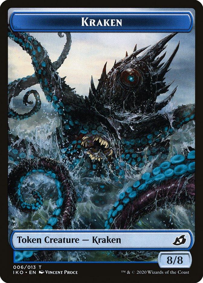 Kraken Token [Ikoria: Lair of Behemoths Tokens] - Trinity Hobby