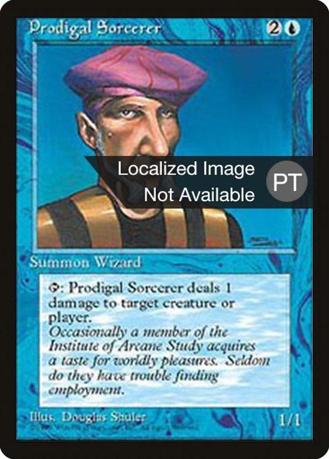 Prodigal Sorcerer [Fourth Edition (Foreign Black Border)] - Trinity Hobby