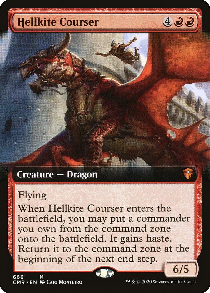 Hellkite Courser (Extended Art) [Commander Legends] - Trinity Hobby