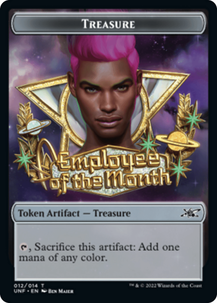 Cat // Treasure (12) Double-Sided Token [Unfinity Tokens] - Trinity Hobby