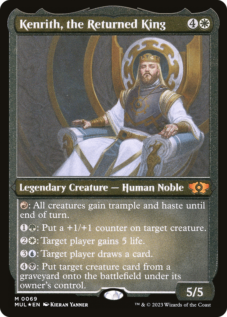 Kenrith, the Returned King (Foil Etched) [Multiverse Legends] - Trinity Hobby