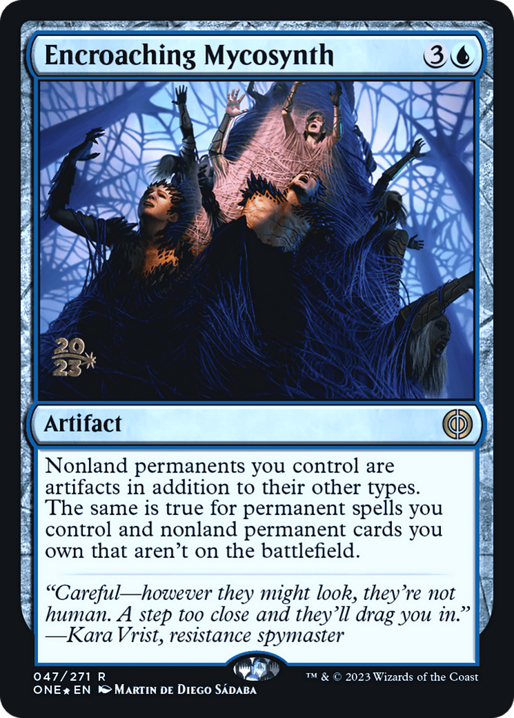 Encroaching Mycosynth [Phyrexia: All Will Be One Prerelease Promos] - Trinity Hobby
