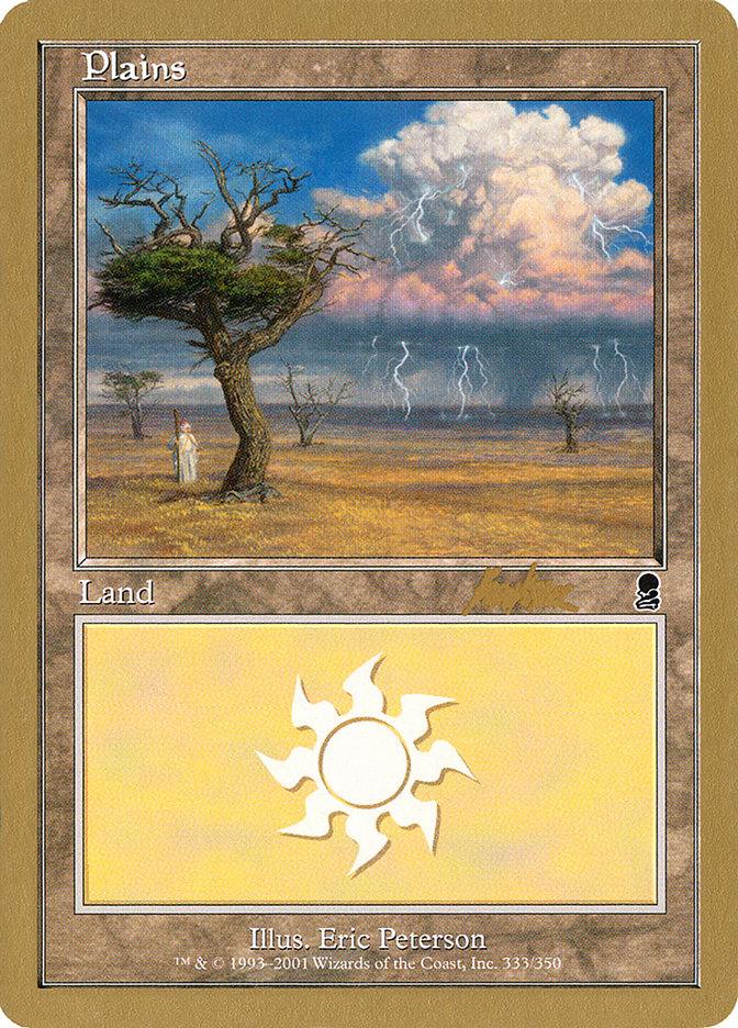 Plains (bk333) (Brian Kibler) [World Championship Decks 2002] - Trinity Hobby