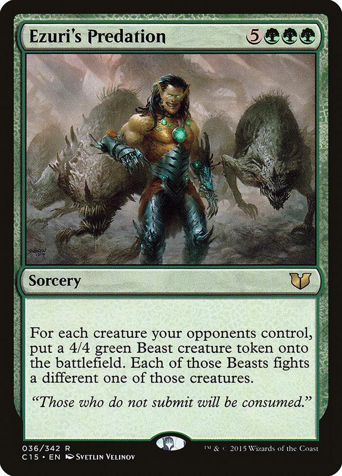Ezuri's Predation [Commander 2015] - Trinity Hobby