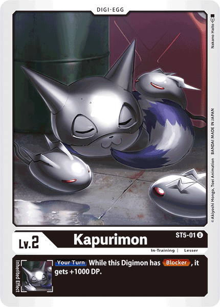 Kapurimon [ST5-01] [Starter Deck: Machine Black]Digimon Trading Card Game