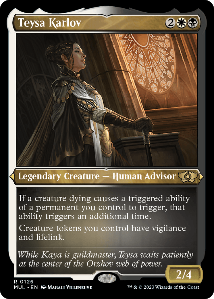 Teysa Karlov (Foil Etched) [Multiverse Legends] - Trinity Hobby