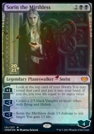 Sorin the Mirthless [Innistrad: Crimson Vow Prerelease Promos] - Trinity Hobby