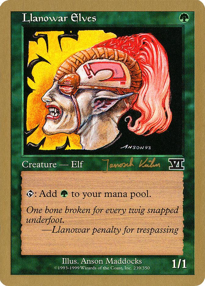 Llanowar Elves (Janosch Kuhn) [World Championship Decks 2000] - Trinity Hobby