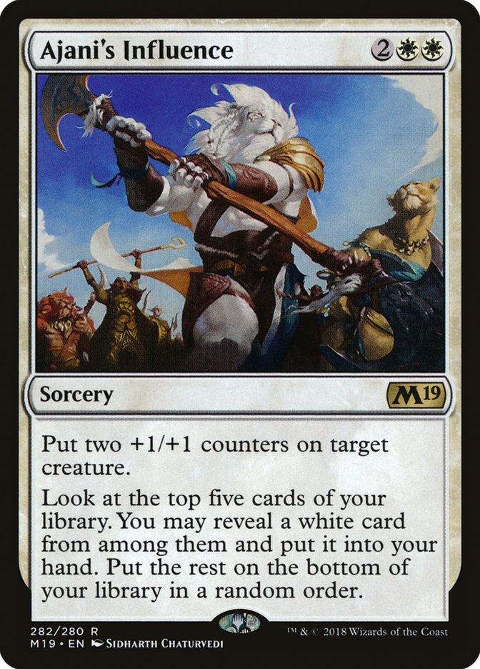 Ajani's Influence [Core Set 2019] - Trinity Hobby