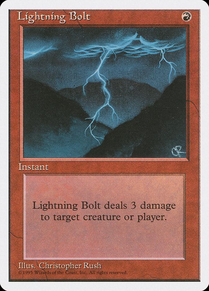 Lightning Bolt [Fourth Edition] - Trinity Hobby