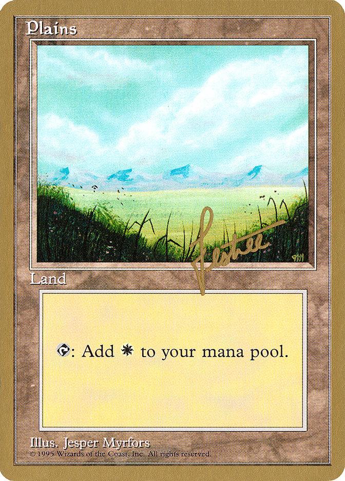 Plains (bl366) (Bertrand Lestree) [Pro Tour Collector Set] - Trinity Hobby