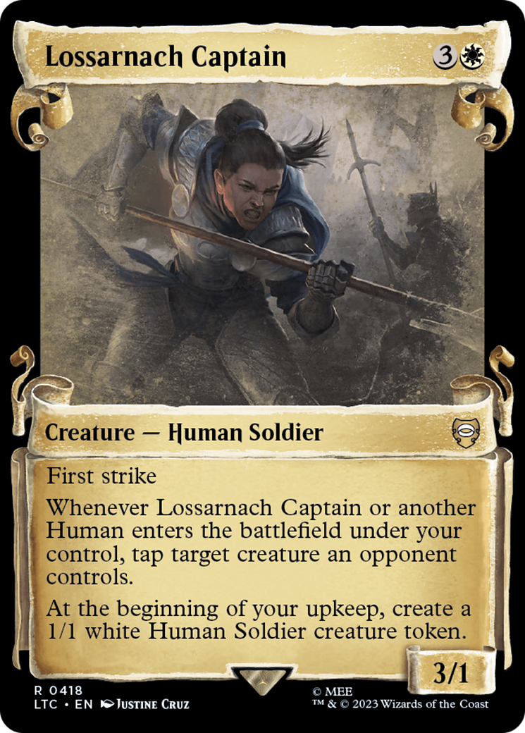 Lossarnach Captain [The Lord of the Rings: Tales of Middle-Earth Commander Showcase Scrolls] - Trinity Hobby