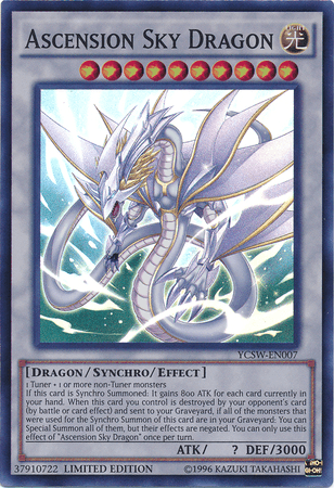 Ascension Sky Dragon [YCSW-EN007] Super Rare - Trinity Hobby