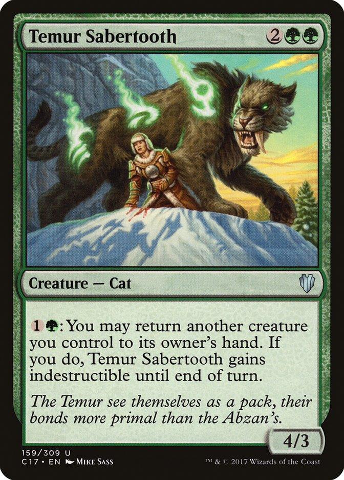 Temur Sabertooth [Commander 2017] - Trinity Hobby