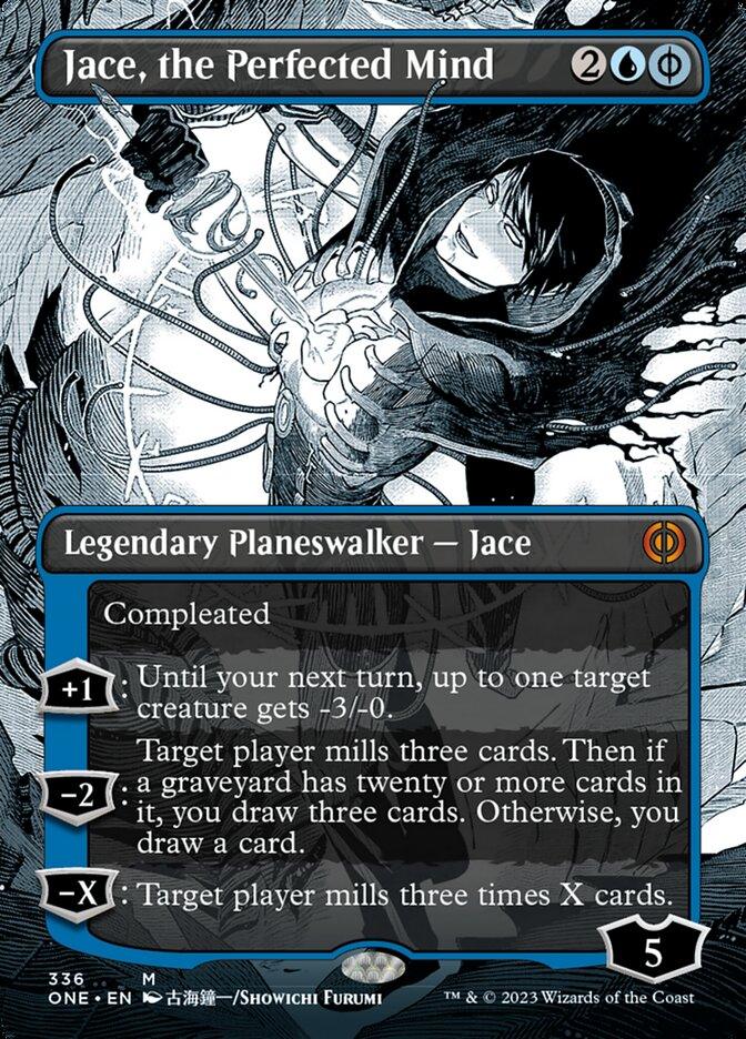 Jace, the Perfected Mind (Borderless Manga) [Phyrexia: All Will Be One] - Trinity Hobby