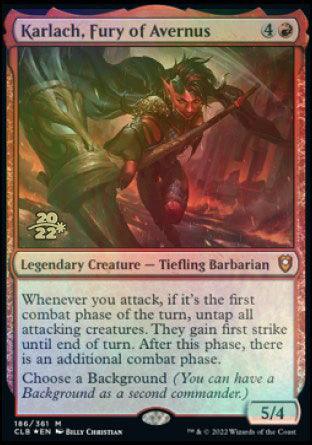 Karlach, Fury of Avernus [Commander Legends: Battle for Baldur's Gate Prerelease Promos] - Trinity Hobby