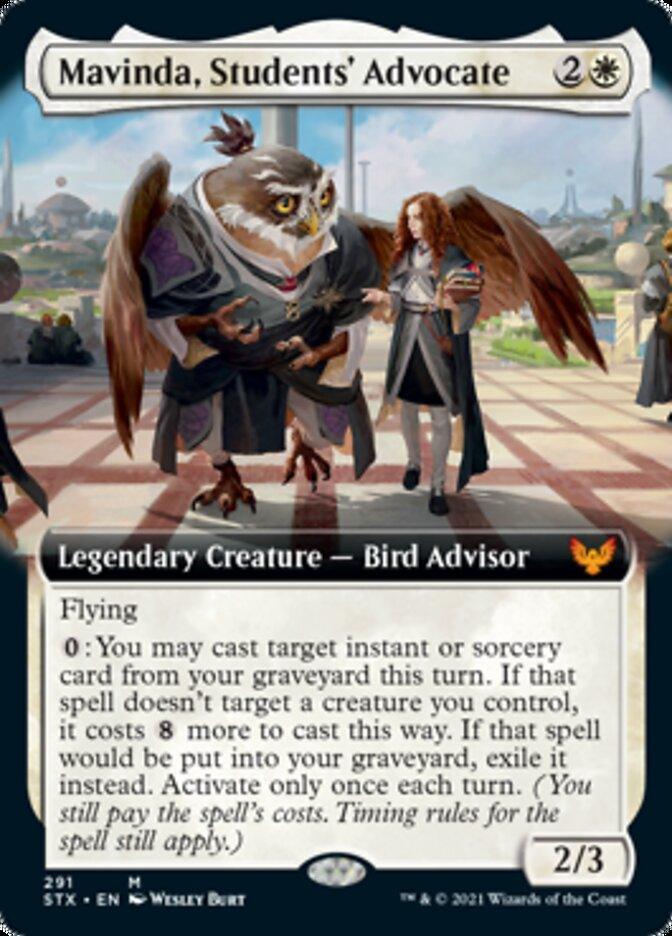 Mavinda, Students' Advocate (Extended Art) [Strixhaven: School of Mages] - Trinity Hobby