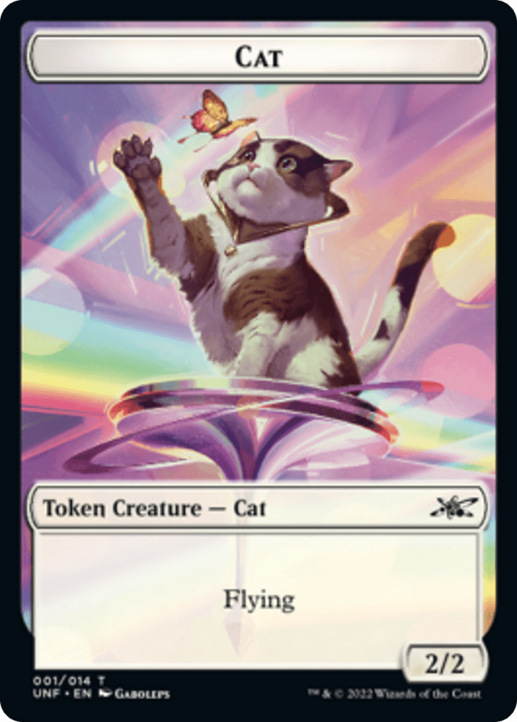 Cat // Treasure (13) Double-Sided Token [Unfinity Tokens] - Trinity Hobby