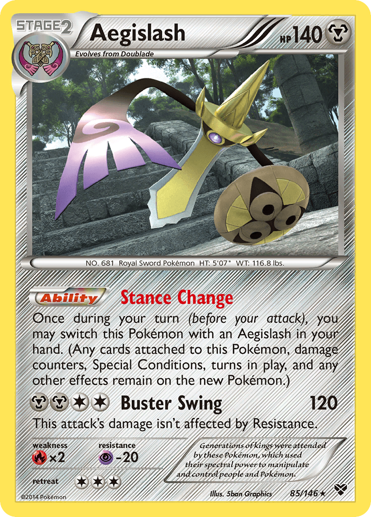 Aegislash (85/146) [XY: Base Set] - Trinity Hobby