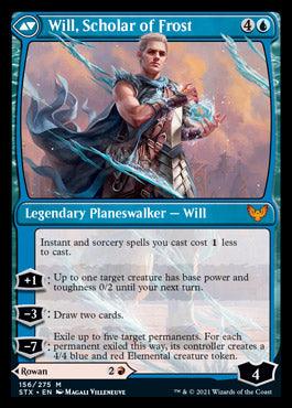 Rowan, Scholar of Sparks // Will, Scholar of Frost [Strixhaven: School of Mages] - Trinity Hobby