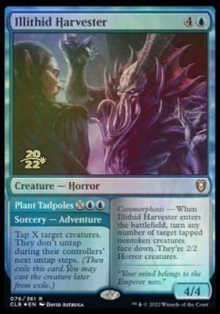 Illithid Harvester // Plant Tadpoles [Commander Legends: Battle for Baldur's Gate Prerelease Promos] - Trinity Hobby