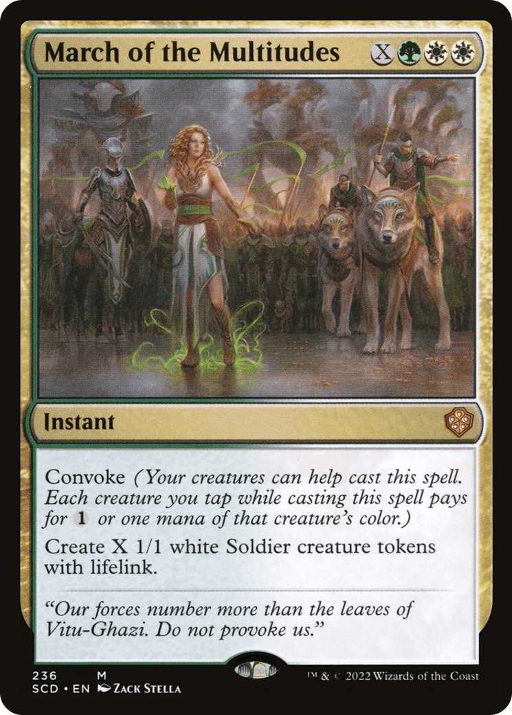March of the Multitudes [Starter Commander Decks] - Trinity Hobby