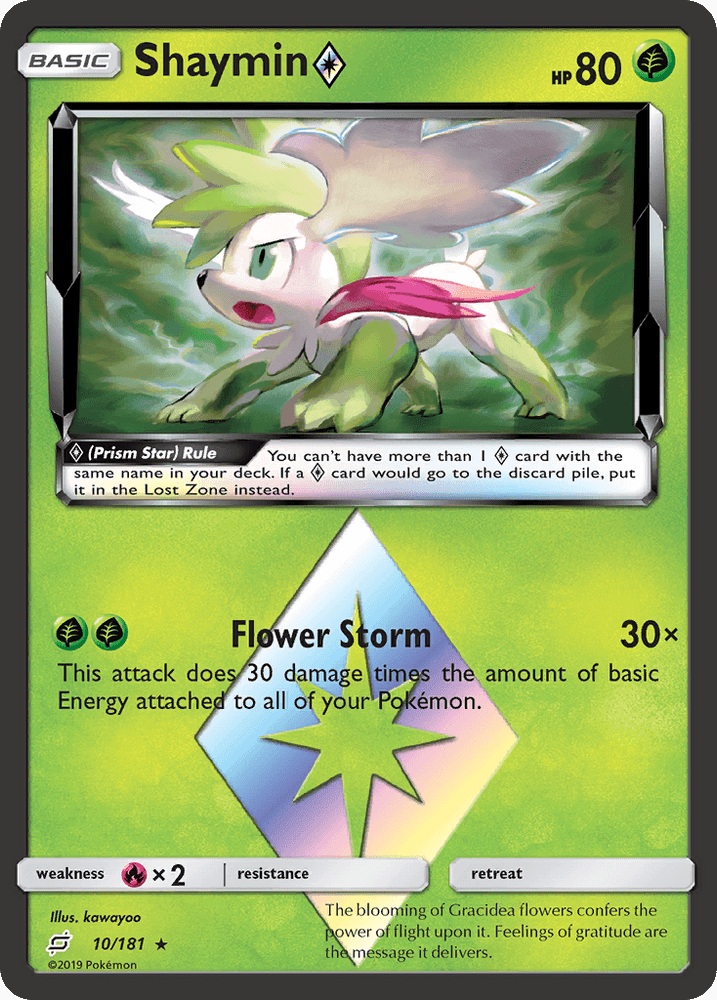 Shaymin (10/181) (Prism Star) [Sun & Moon: Team Up] - Trinity Hobby