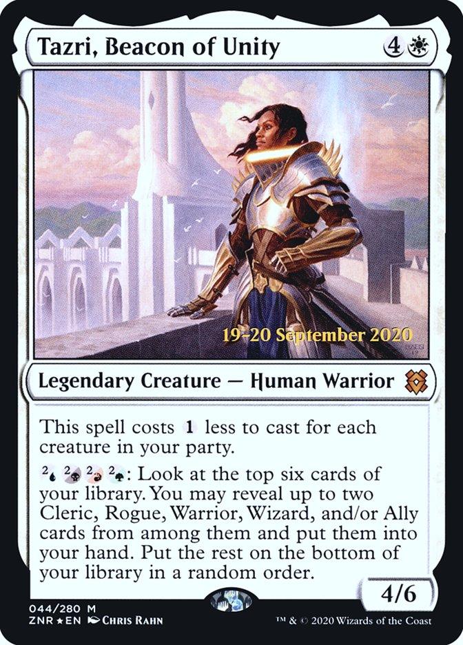 Tazri, Beacon of Unity [Zendikar Rising Prerelease Promos] - Trinity Hobby