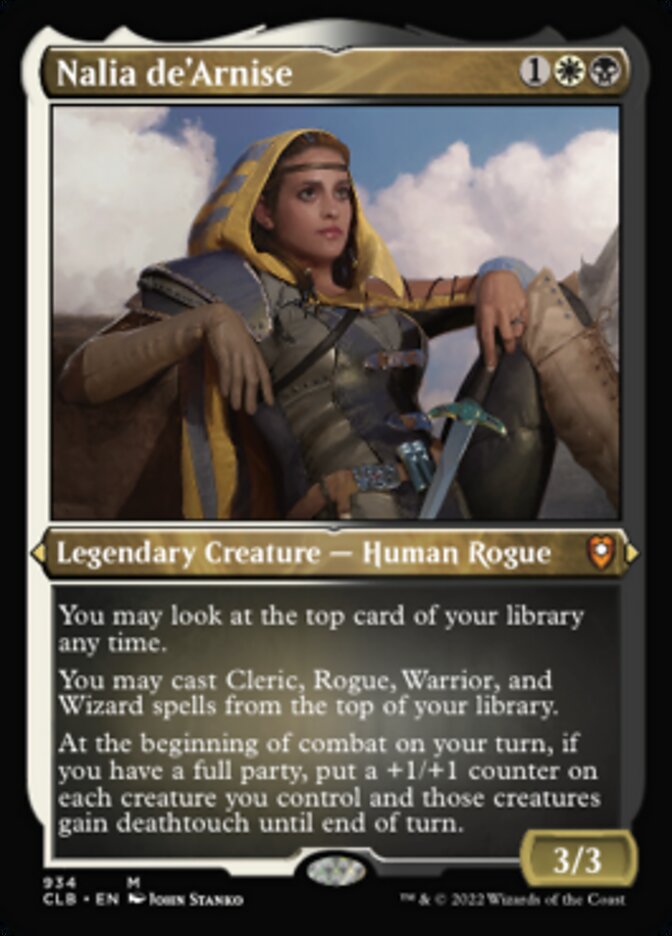 Nalia de'Arnise (Display Commander) (Foil Etched) [Commander Legends: Battle for Baldur's Gate] - Trinity Hobby