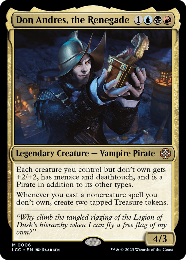 Don Andres, the Renegade [The Lost Caverns of Ixalan Commander] - Trinity Hobby