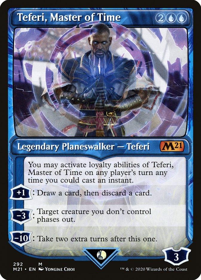 Teferi, Master of Time (Showcase) (292) [Core Set 2021] - Trinity Hobby