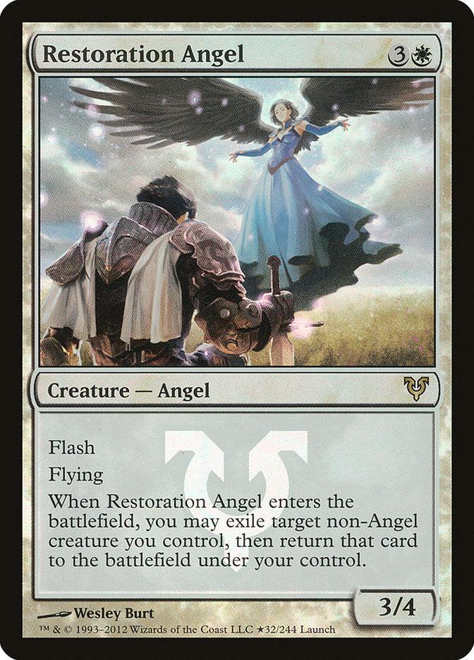 Restoration Angel (Launch) [Avacyn Restored Prerelease Promos] - Trinity Hobby