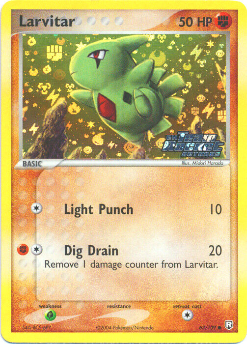 Larvitar (63/109) (Stamped) [EX: Team Rocket Returns] - Trinity Hobby