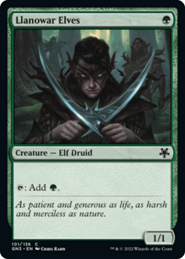 Llanowar Elves [Game Night: Free-for-All] - Trinity Hobby