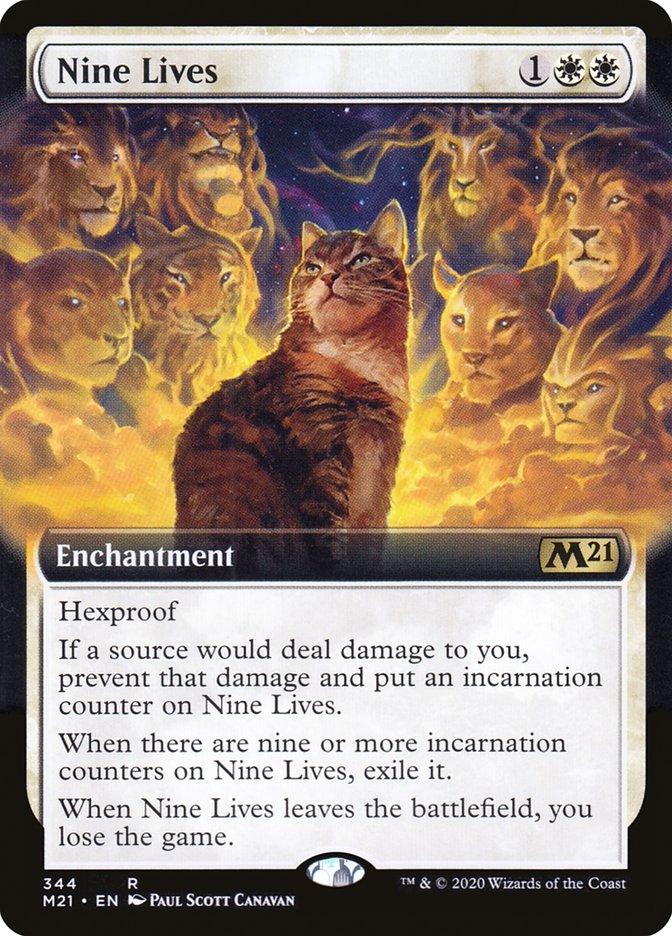 Nine Lives (Extended Art) [Core Set 2021] - Trinity Hobby