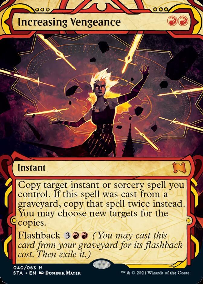 Increasing Vengeance (Foil Etched) [Strixhaven: School of Mages Mystical Archive] - Trinity Hobby