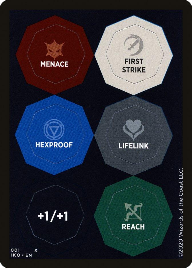 Punch Card Token (001 // 002) - Thick Stock [Ikoria: Lair of Behemoths Tokens] - Trinity Hobby