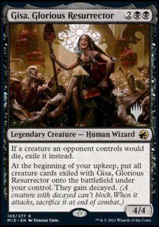 Gisa, Glorious Resurrector (Promo Pack) [Innistrad: Midnight Hunt Promos] - Trinity Hobby