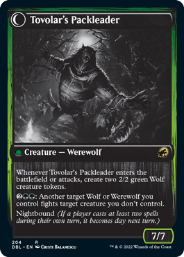 Tovolar's Huntmaster // Tovolar's Packleader [Innistrad: Double Feature] - Trinity Hobby