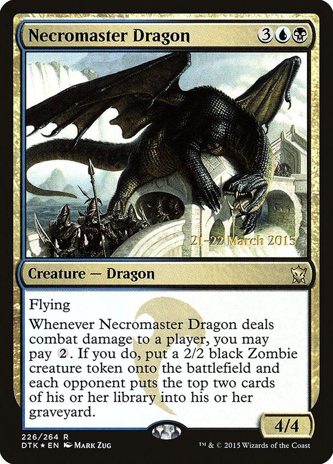 Necromaster Dragon [Dragons of Tarkir Prerelease Promos] - Trinity Hobby