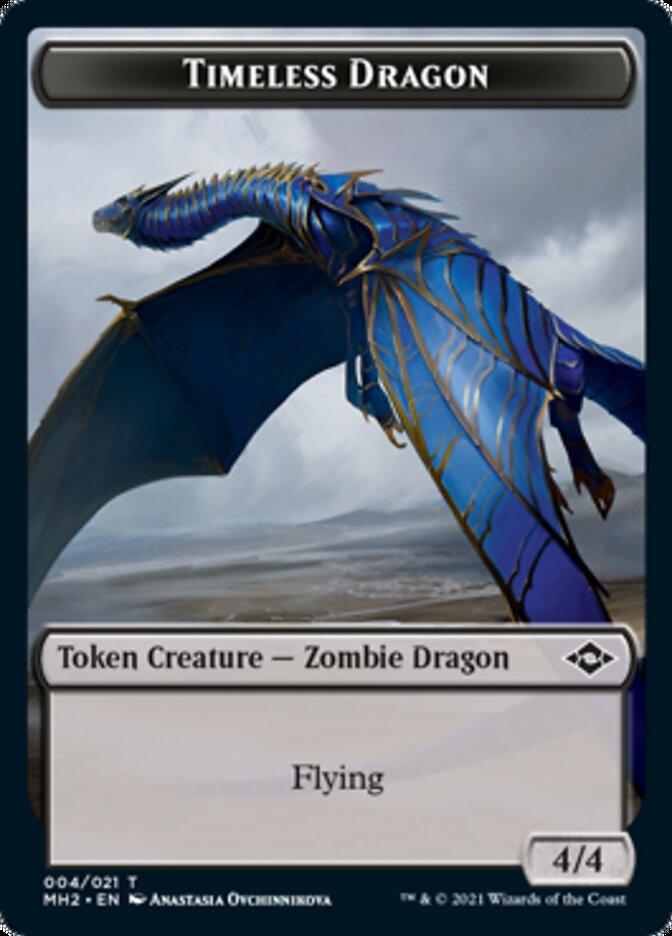 Clue (15) // Timeless Dragon Double-Sided Token [Modern Horizons 2 Tokens] - Trinity Hobby