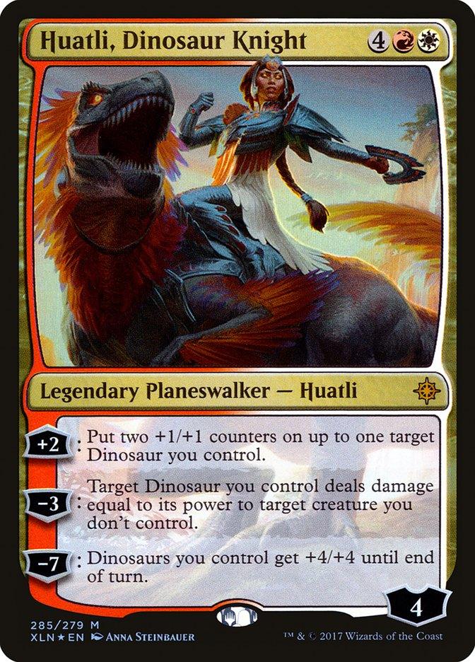 Huatli, Dinosaur Knight [Ixalan] - Trinity Hobby