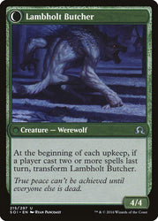 Lambholt Pacifist // Lambholt Butcher [Shadows over Innistrad] - Trinity Hobby