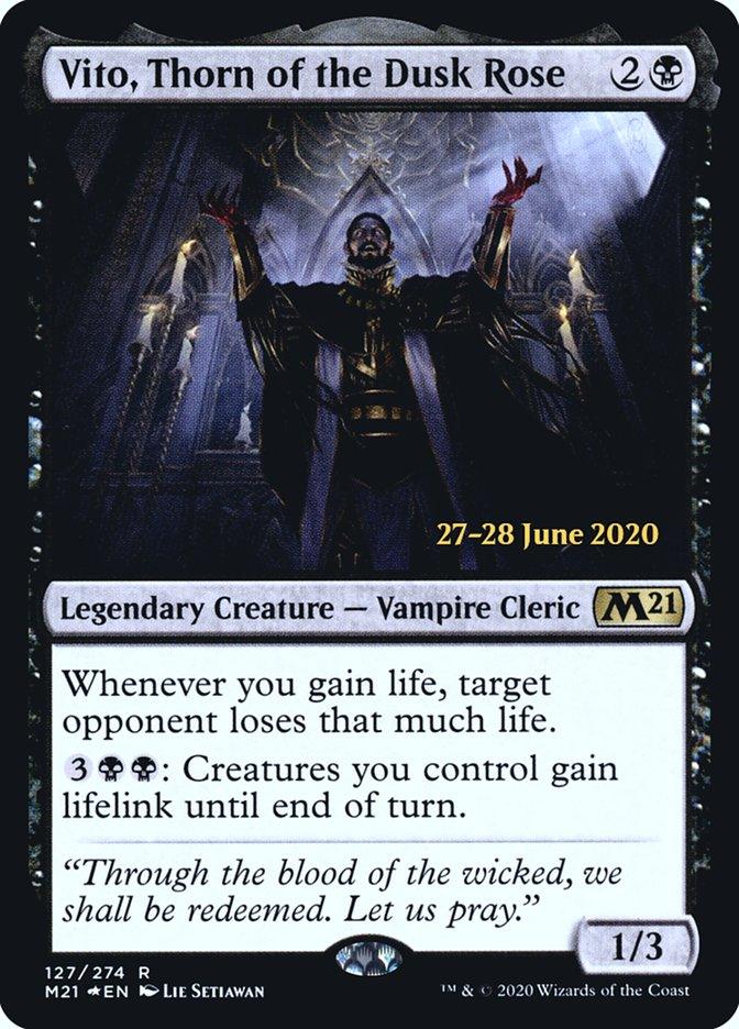 Vito, Thorn of the Dusk Rose [Core Set 2021 Prerelease Promos] - Trinity Hobby