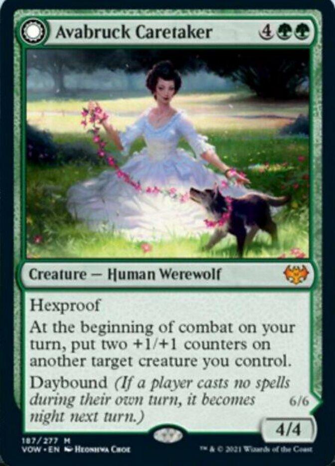 Avabruck Caretaker // Hollowhenge Huntmaster [Innistrad: Crimson Vow] - Trinity Hobby