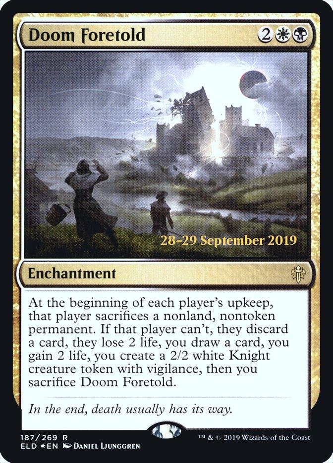 Doom Foretold [Throne of Eldraine Prerelease Promos] - Trinity Hobby